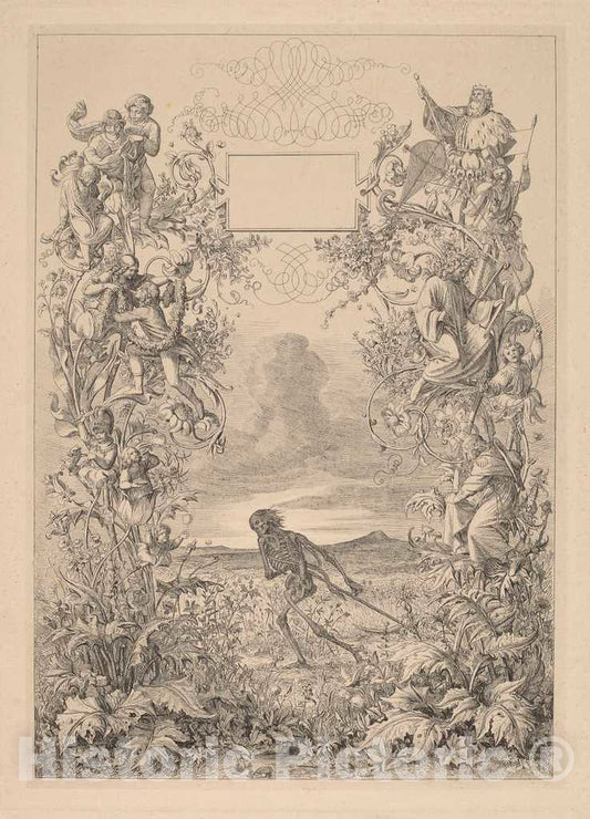 Art Print : Eugen Napoleon Neureuther, Heute Roth, Morgen Tod (Today Red, Tomorrow Dead), 1839 - Vintage Wall Art