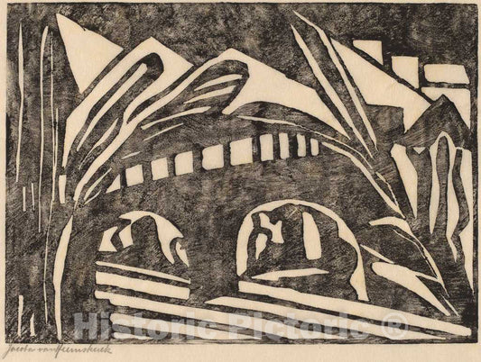 Art Print : Jacoba Van Heemskerck Van Beest, Bridge, 1916 - Vintage Wall Art
