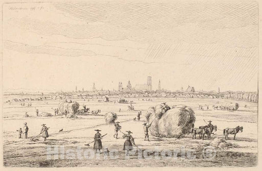 Art Print : Kobell, MÃ¼nchen (Munich), 1818 - Vintage Wall Art