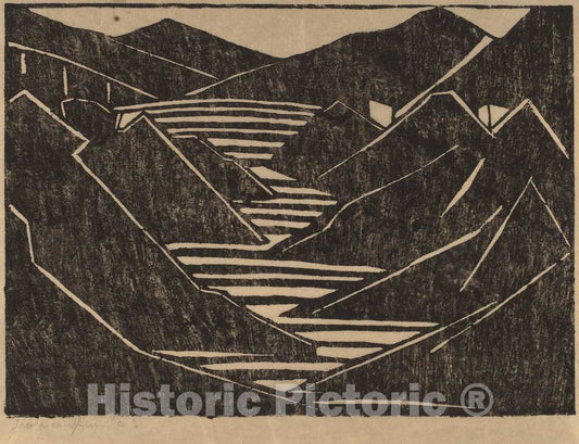 Art Print : Jacoba Van Heemskerck Van Beest, Fjord, 1916 - Vintage Wall Art