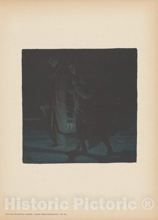 Art Print : Leopold von Kalckreuth, Heimkehr (Homecoming), 1897 - Vintage Wall Art