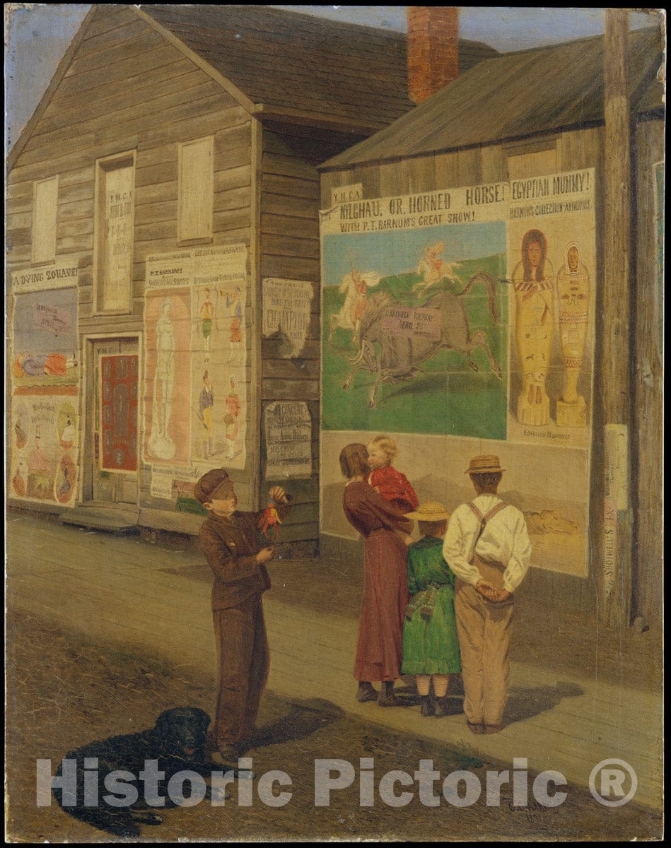 Art Print : Charles Caleb Ward - Coming Events Cast Their Shadows Before : Vintage Wall Art