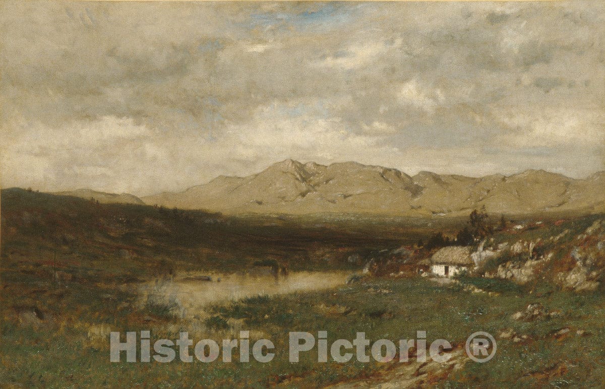 Art Print : Alexander H. Wyant - View in County Kerry : Vintage Wall Art