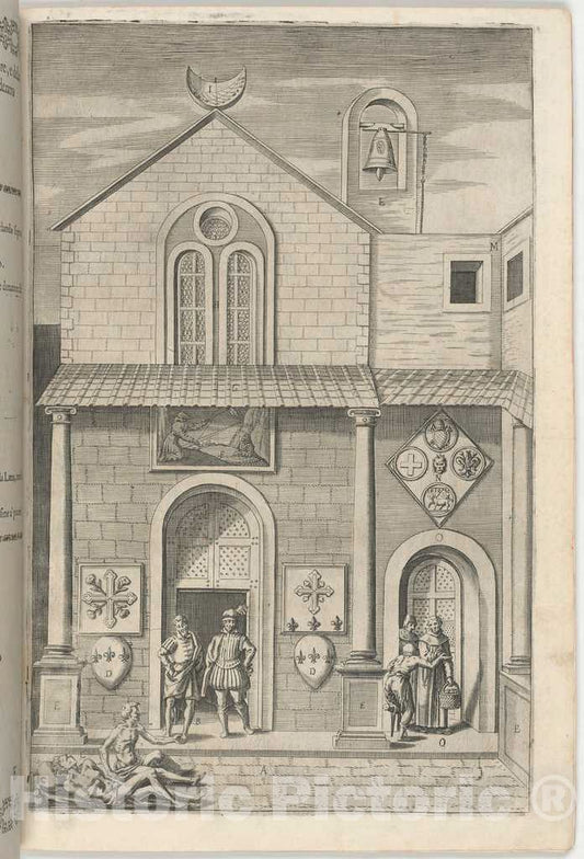 Art Print : Lino Moroni, FaÃ§ade of The Minor Church (Facciata Della chiesa minore), 1612 - Vintage Wall Art