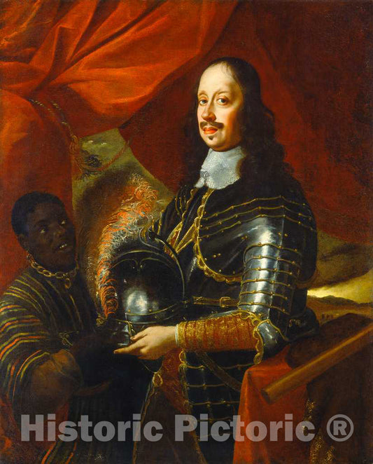 Art Print : Justus Sustermans, Mattias de' Medici, c. 1660 - Vintage Wall Art
