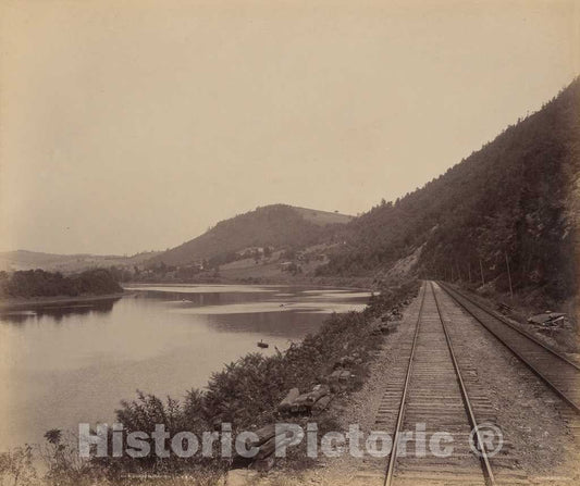 Art Print : William H. Rau, Red Rocks Near Allen's, c. 1895 - Vintage Wall Art