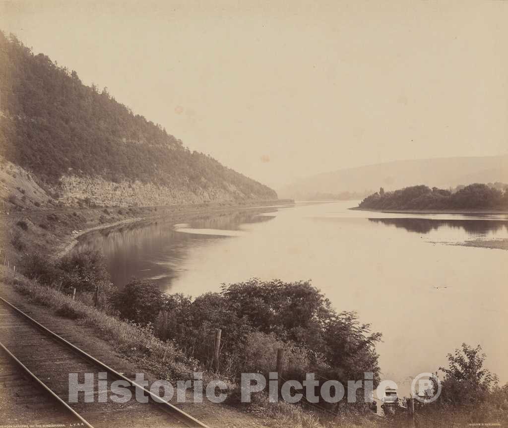 Art Print : William H. Rau, York Narrows, On The Susquehanna, c. 1895 - Vintage Wall Art