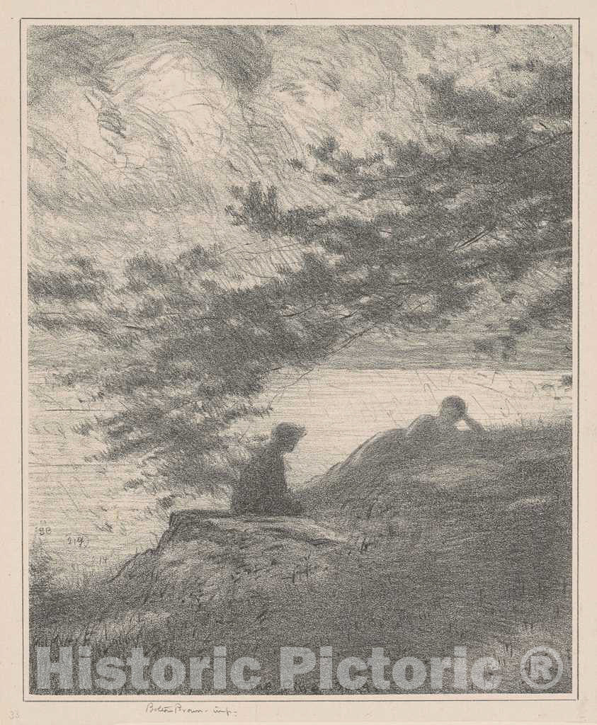 Art Print : Bolton Brown, The Pine Bough, 1919 - Vintage Wall Art