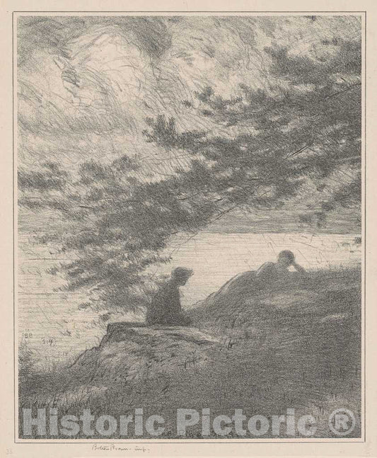 Art Print : Bolton Brown, The Pine Bough, 1919 - Vintage Wall Art