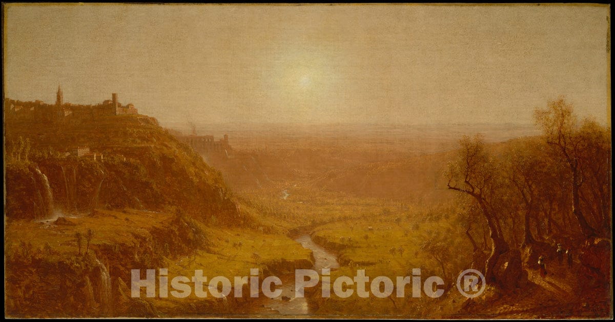 Art Print : Sanford Robinson Gifford - Tivoli : Vintage Wall Art