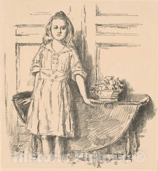 Art Print : Childe Hassam, Virginia, 1918 - Vintage Wall Art