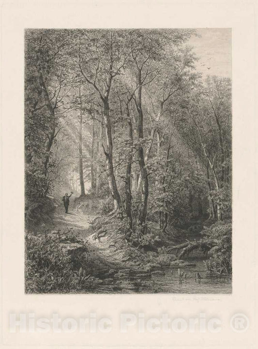 Art Print : Willmann, After Eduard Marak, Spring, 1871 - Vintage Wall Art