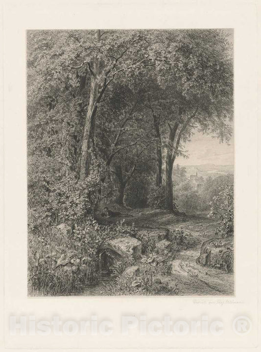 Art Print : Willmann, After Eduard Marak, Summer, 1871 - Vintage Wall Art