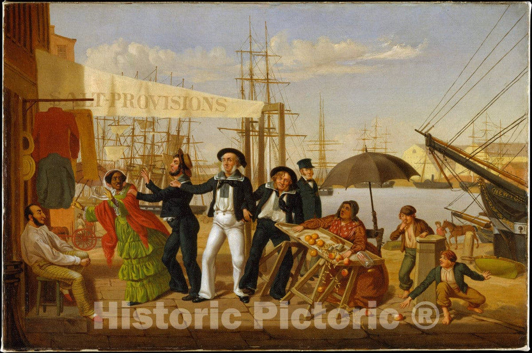 Art Print : John Carlin - After a Long Cruise : Vintage Wall Art