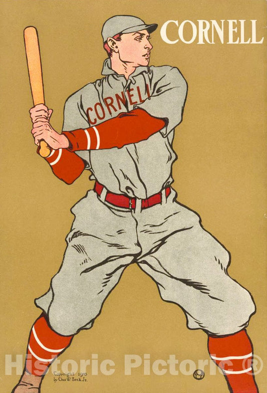 Vintage Poster -  Cornell, Historic Wall Art