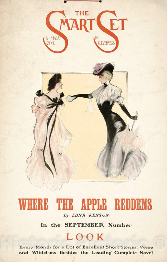 Vintage Poster -  The Smart Set. A Magazine of Cleverness., Historic Wall Art