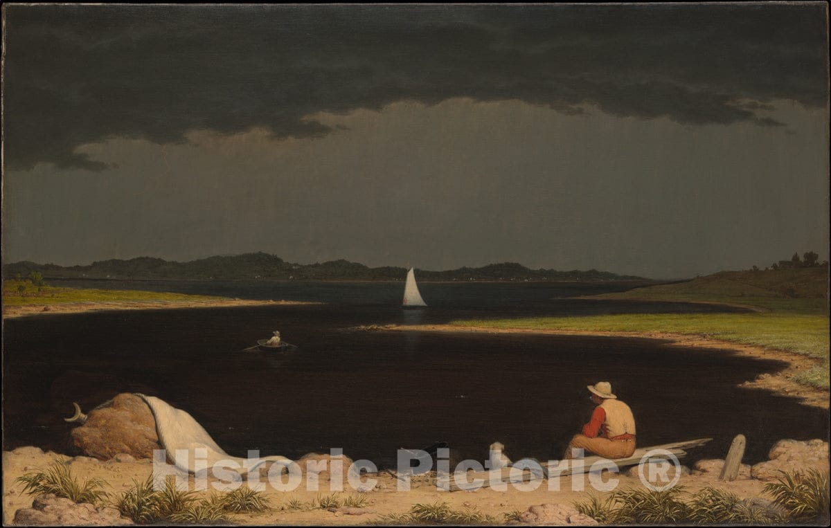 Art Print : Martin Johnson Heade - Approaching Thunder Storm : Vintage Wall Art