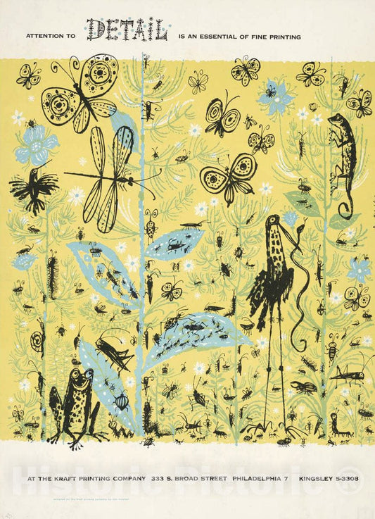 Vintage Poster -  Attention to Detail is an Essential of fine Printing, Historic Wall Art