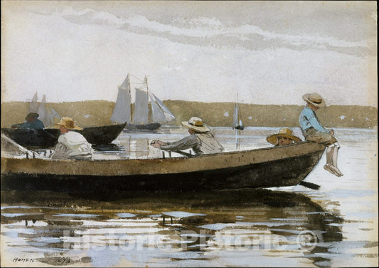 Art Print : Winslow Homer - Boys in a Dory : Vintage Wall Art
