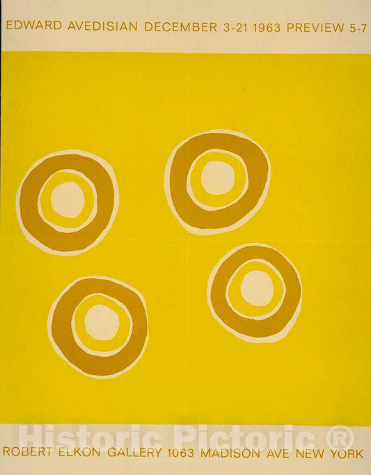 Vintage Poster - Edward Avedisian, Historic Wall Art