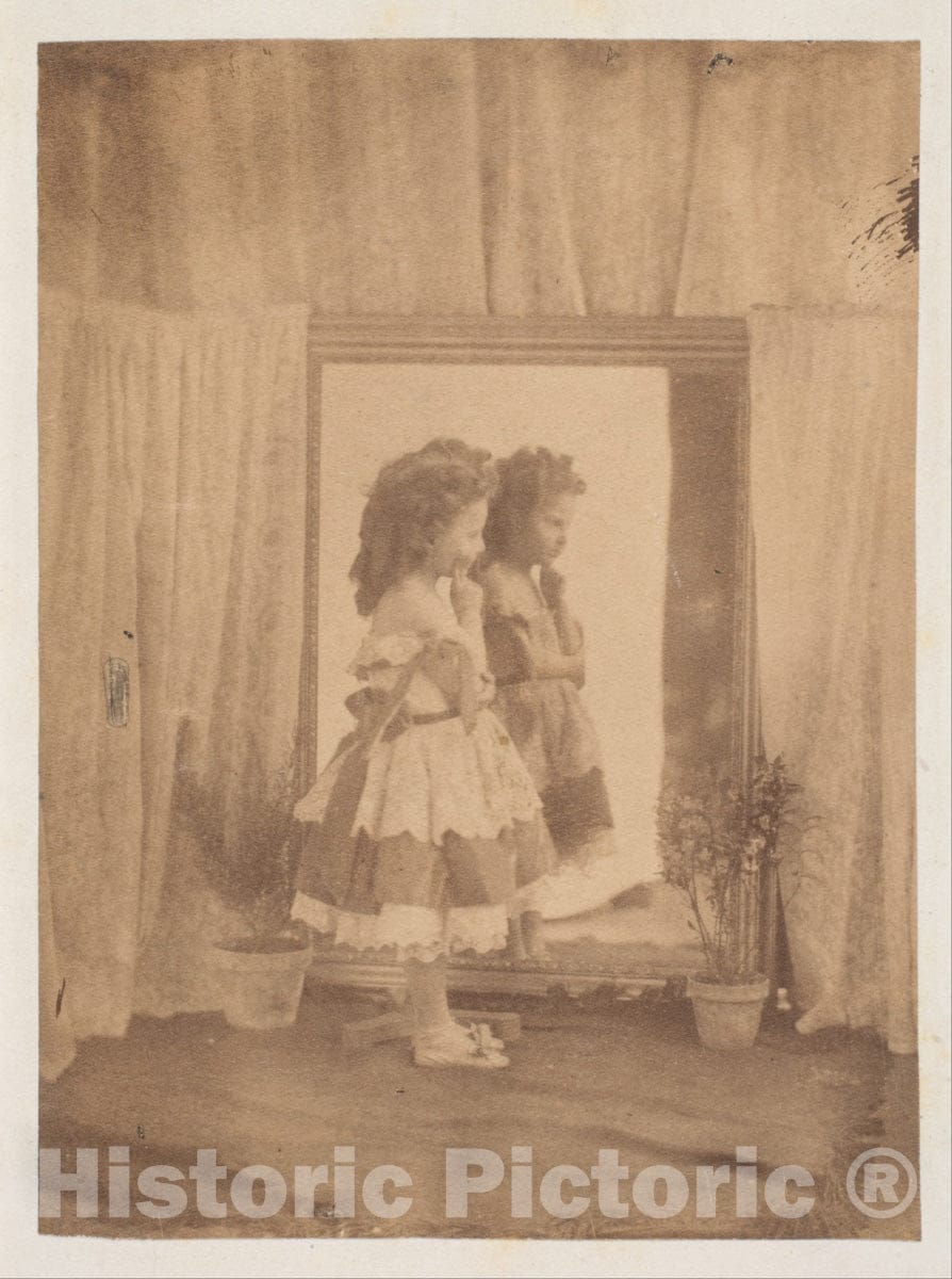 Photo Print : Pierre-Louis Pierson - Le reflet (Profile) : Vintage Wall Art