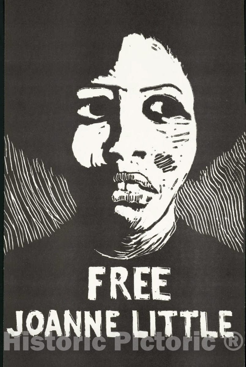 Vintage Poster -  Free Joanne Little, Historic Wall Art