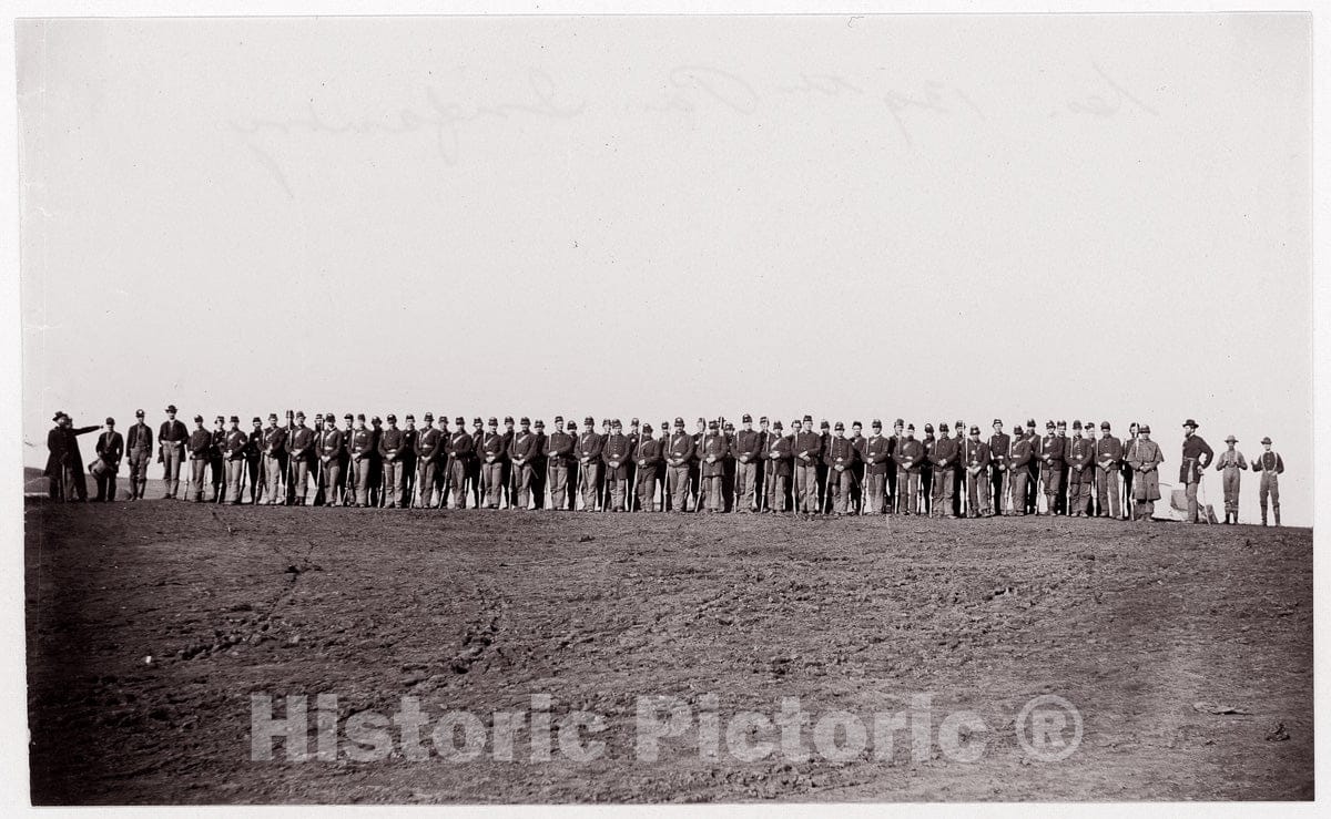 Photo Print : Formerly Mathew B. Brady - 139th Pennsylvania Infantry 3 : Vintage Wall Art