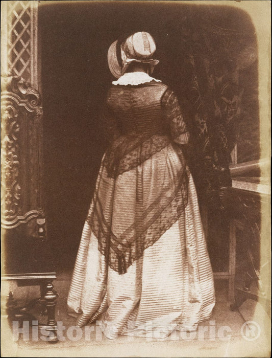 Photo Print : Hill and Adamson - Lady Ruthven 2 : Vintage Wall Art