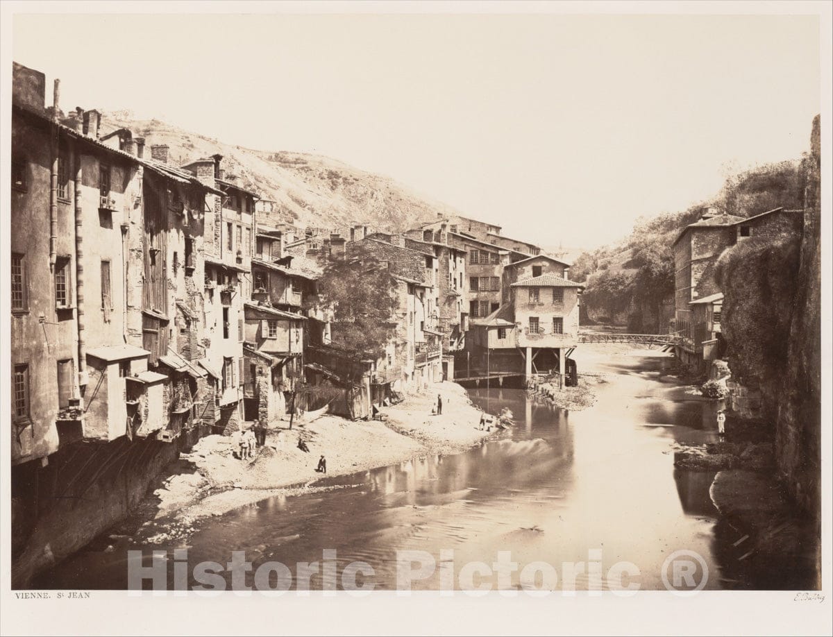 Photo Print : Édouard Baldus - Vienne, St. Jean : Vintage Wall Art