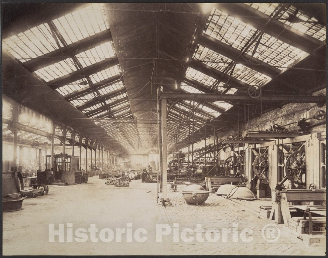 Photo Print : Louis Lafon - Factory Interior : Vintage Wall Art