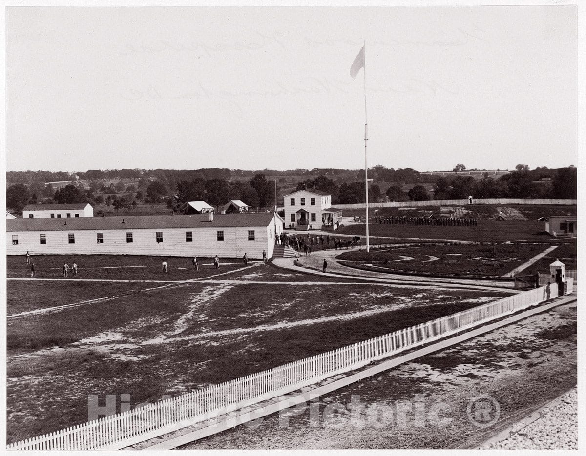 Photo Print : Formerly Mathew B. Brady - Washington. Harewood Hospital 1 : Vintage Wall Art