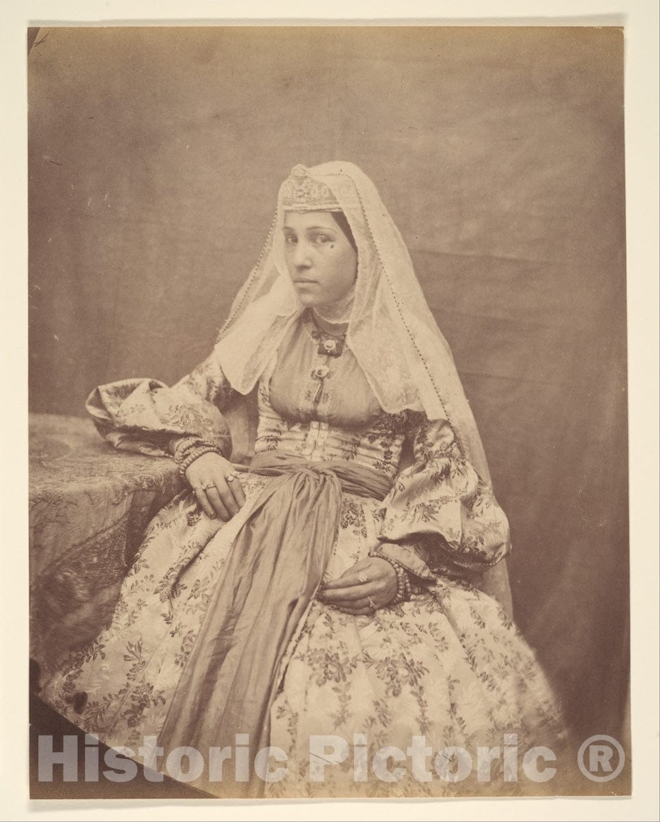 Photo Print : Possibly by Luigi Pesce - Armenian Woman of Teheran : Vintage Wall Art