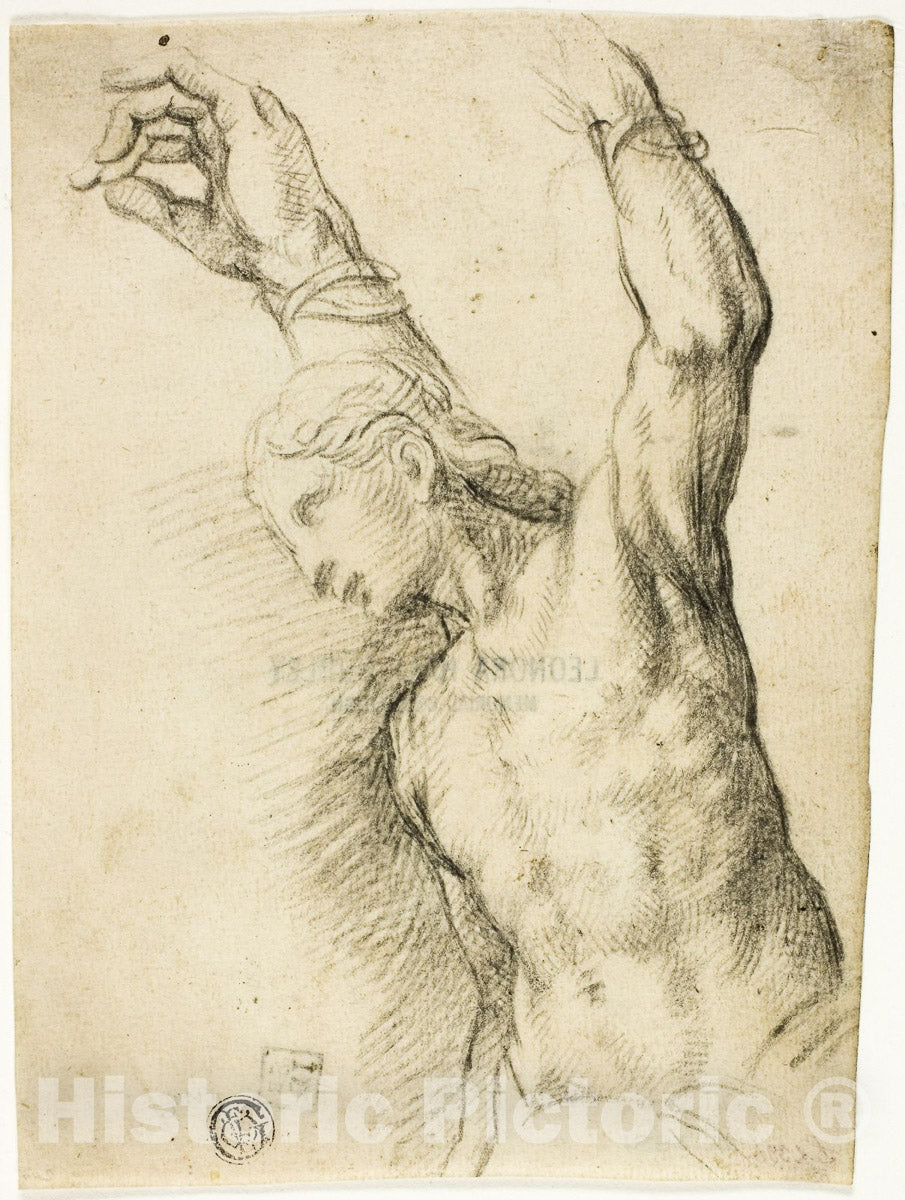 Art Print : Saint Sebastian, Vincenzo Campi, c.1585, Vintage Wall Decor :