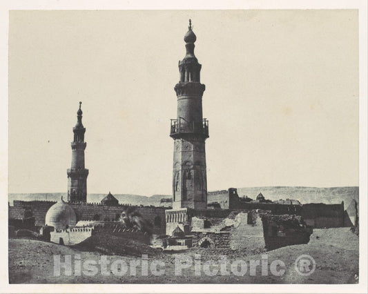 Photo Print : Maxime Du Camp - Haute-Égypte. Girgeh. Mosquèe d'Aly-Bey : Vintage Wall Art