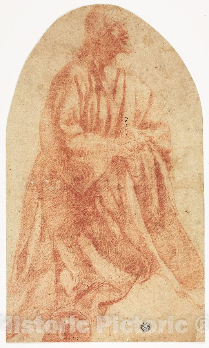 Art Print : Christ in the Garden, Giovanni Stefano Marucelli, c.1632, Vintage Wall Decor :