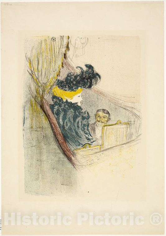 Art Print : Princely Idyll, Henri de Toulouse-Lautrec, c 1897, Vintage Wall Decor :