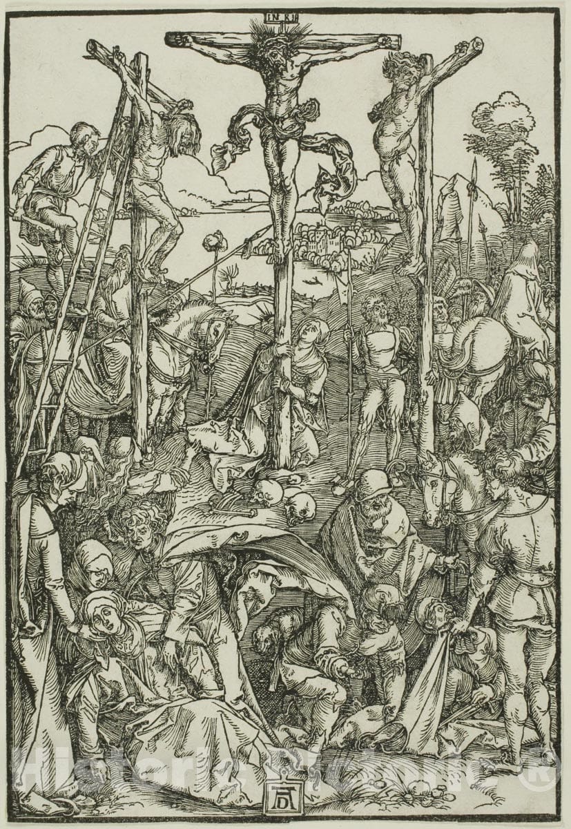 Art Print : Calvary, Albrecht DÃ¼rer, c.1504, Vintage Wall Decor :
