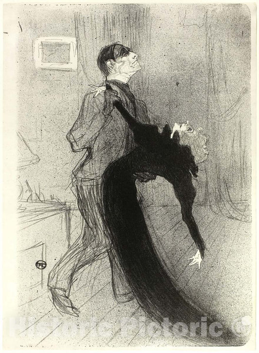 Art Print : The Fainting Fit, Henri de Toulouse-Lautrec, c 1894, Vintage Wall Decor :