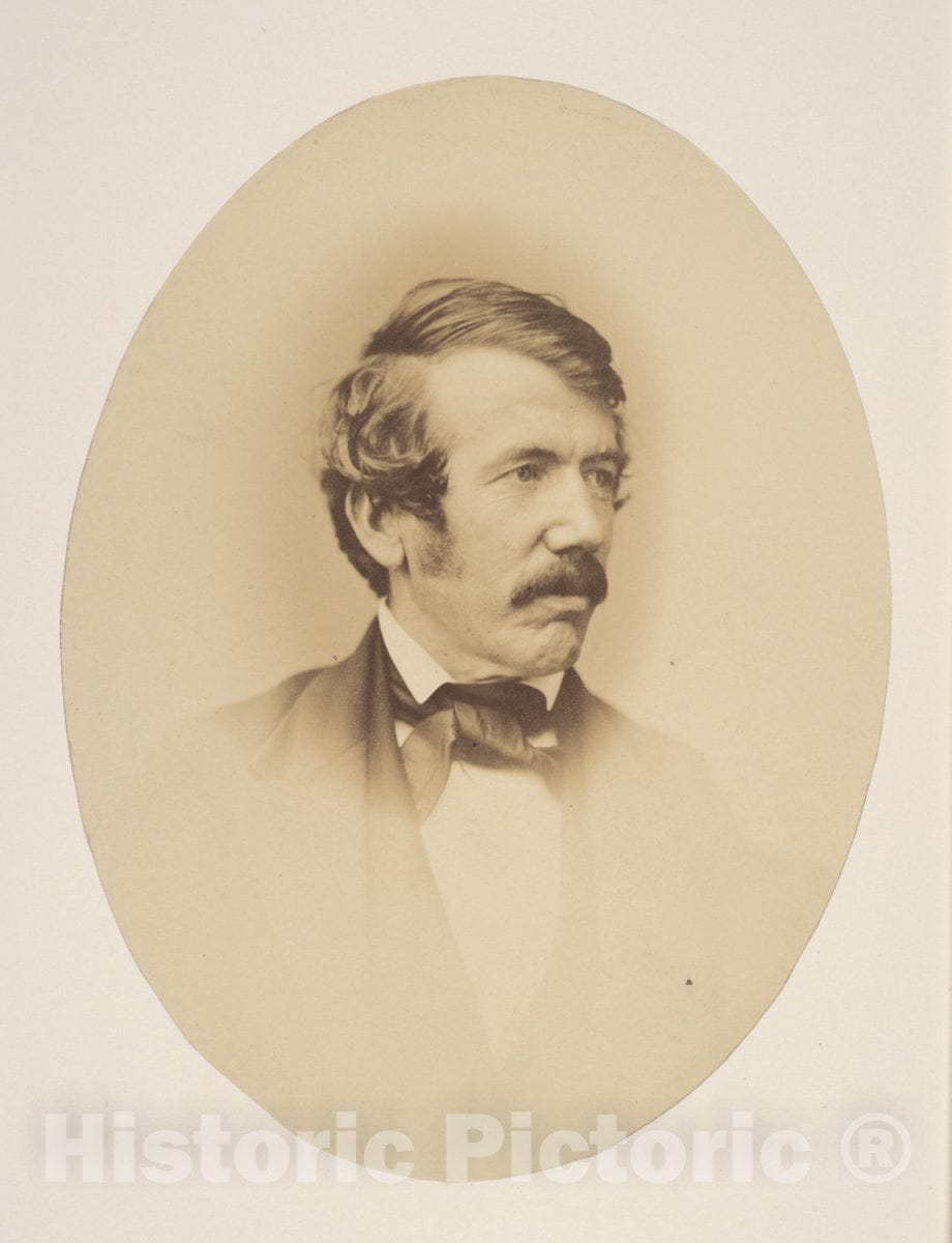 Photo Print : John Jabez Edwin Mayall - Dr. Livingstone : Vintage Wall Art