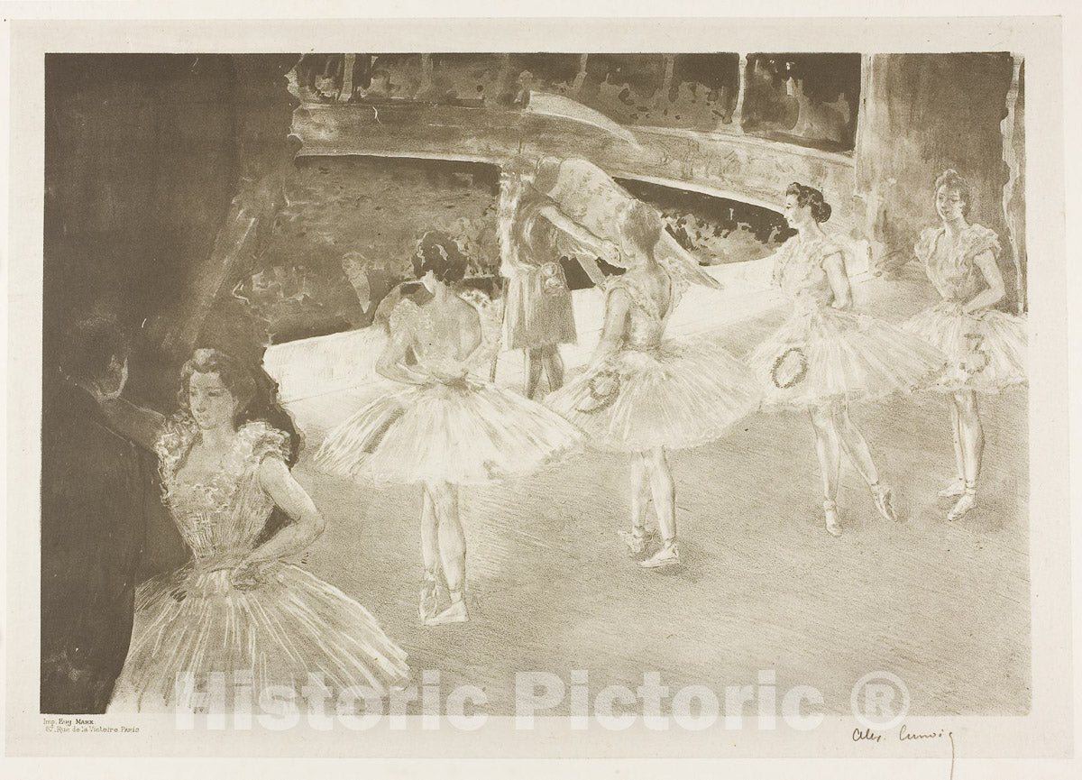 Art Print : Calendar for 1903, Alexandre Lunois, 1902, Vintage Wall Decor :