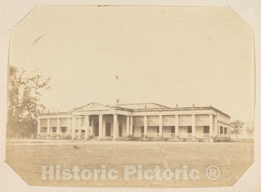 Photo Print : Bengal Artillery Mess House : Vintage Wall Art