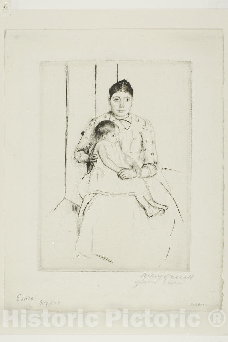 Art Print : Repose, Mary Cassatt, c 1890, Vintage Wall Decor :