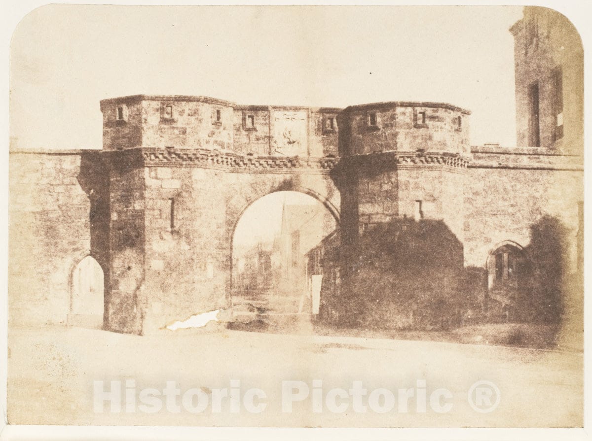Photo Print : Hill and Adamson - St. Andrews. The West Port : Vintage Wall Art