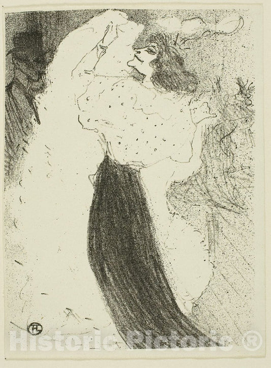Art Print : Eccentric Dance, Henri de Toulouse-Lautrec, c 1894, Vintage Wall Decor :