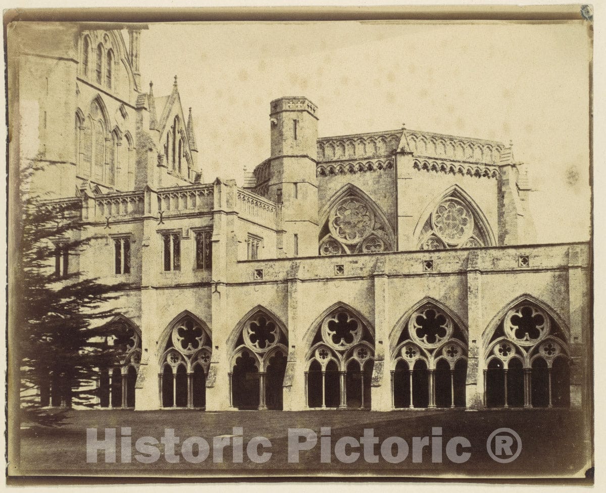 Photo Print : Salisbury Cathedral 2 : Vintage Wall Art