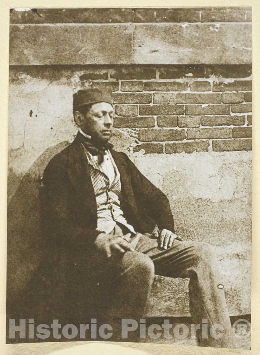 Art Photo : Bayard, les yeux FermÃ¨s, Hippolyte Bayard, c 1842, Vintage Wall Decor :