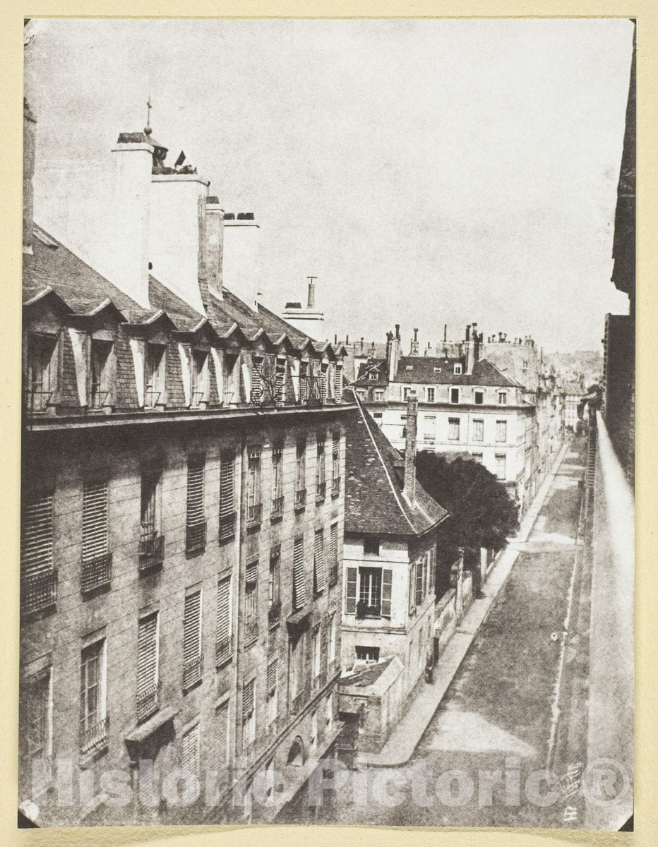 Art Photo : Rue Cambon, Hippolyte Bayard, 1846, Vintage Wall Decor :