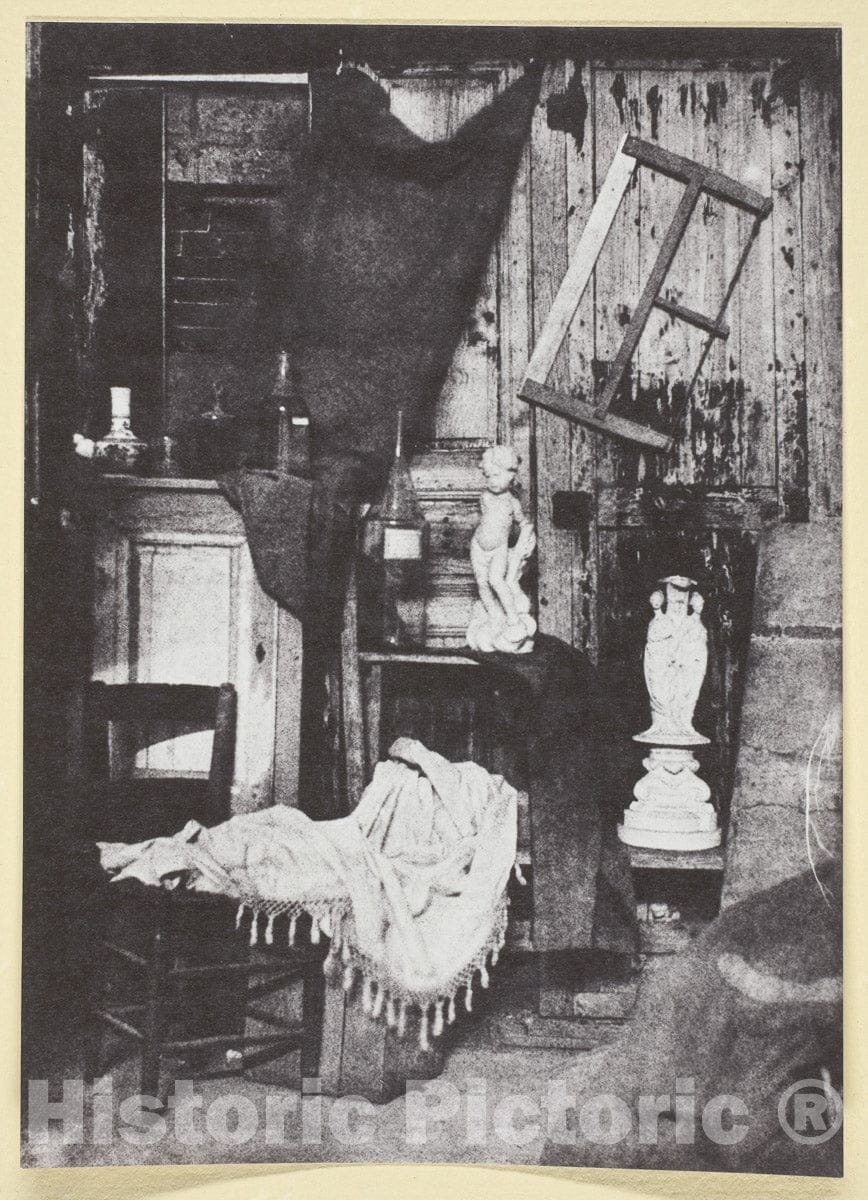 Art Photo : Grenier, Hippolyte Bayard, c 1842, Vintage Wall Decor :