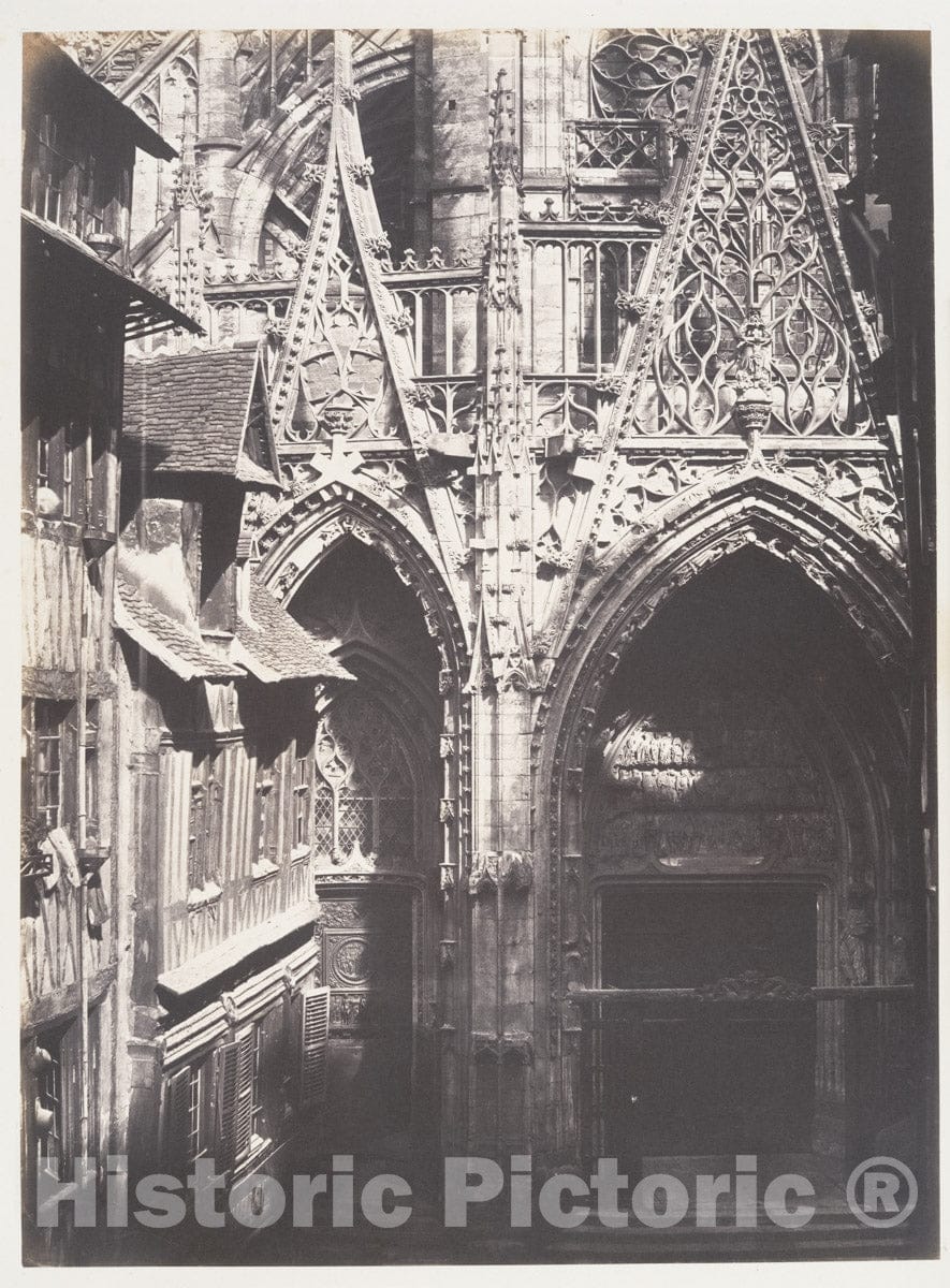 Photo Print : Edmond Bacot - Saint-Maclou, Rouen : Vintage Wall Art