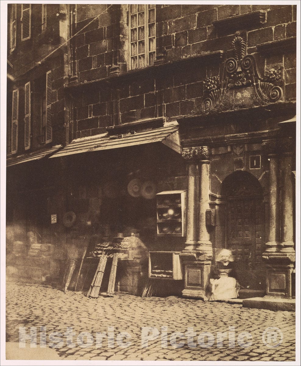 Photo Print : Louis-Rémy Robert - Village Scene, Brittany v.1 : Vintage Wall Art